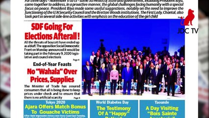 CAMEROONIAN PRESS REVIEW OF NOVEMBER 14, 2019