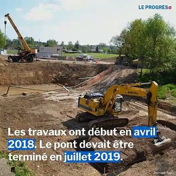 Chamblay: le pont ouvre après de longs mois de travaux