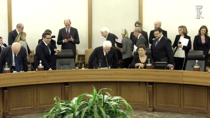 Roma - Mattarella al Consiglio Superiore della Magistratura (14.11.19)