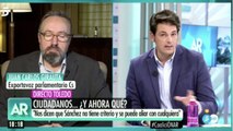 Girauta se rebota de lo lindo con la pregunta de un periodista en directo en Telecinco