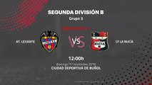 Previa partido entre At. Levante y CF La Nucía Jornada 13 Segunda División B