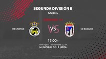 Previa partido entre RB Linense y CD Badajoz Jornada 13 Segunda División B