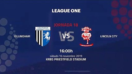 Previa partido entre Gillingham y Lincoln City Jornada 18 League One