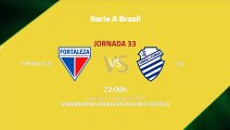 Previa partido entre Fortaleza EC y CSA Jornada 33 Liga Brasileña