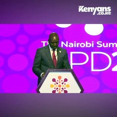 Ruto Tickles Internationl Delegates During The 25th ICPD Conference