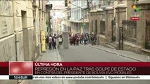 Bolivianos exigen en las calles renuncia de la autoproclamada Áñez