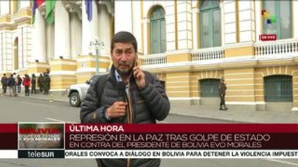 Bolivia:sectores sociales continúan vigilia alrededor de Plaza Murillo