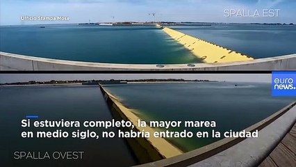 La barrera incompleta que hubiera protegido Venecia de la mayor marea en medio siglo
