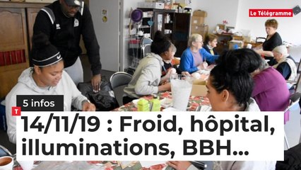 Froid, hôpital, illuminations... Cinq infos bretonnes du 14 novembre