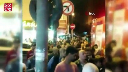 Bahçelievler’de korkutan yangın