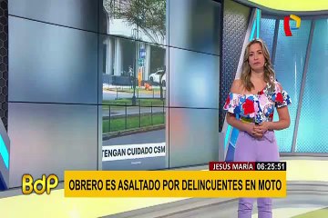 Jesús María: golpean a obrero para robarle su celular y dinero en efectivo