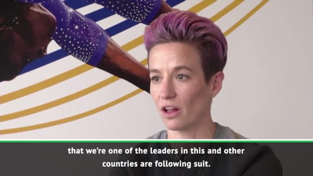 Rapinoe hails 'groundbreaking' equal pay deal