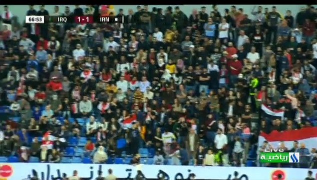 مباراه منتخب العراق ومنتخب ايران في تصفيات كاس العالم 2022 في 14_11_2019 الشوط الثاني
