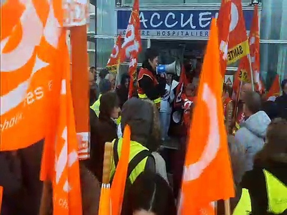 Grève à l'hôpital Emile-Roux du Puy-en-Velay