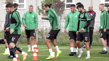 Spor konyaspor'da beşiktaş maçı hazırlıkları sürüyor