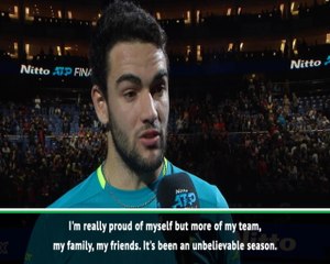 Berrettini delighted with 'unbelievable' season