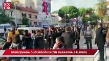 Cinayet sanığı duruşmada öldürdüğü kızın babasına saldırdı