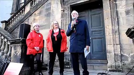 Jeremy Corbyn visiting Linlithgow and East Falkirk constituency on the General Election campaign