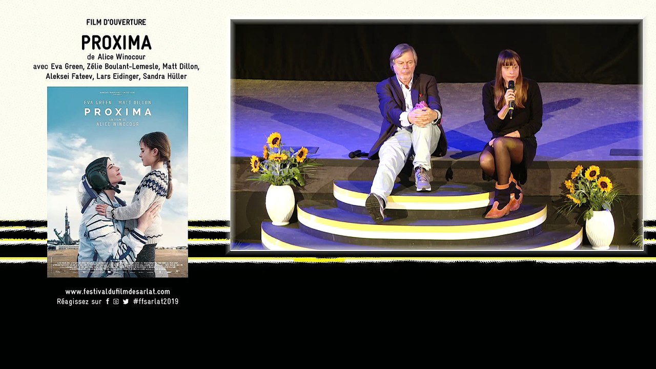 Le film "Proxima" d'Alice Winocour, débat d'après projection au Festival du Film de Sarlat