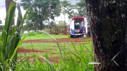 Siate socorre homem que caiu de cavalo, no Lago Azul