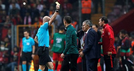 Şenol Güneş sarı kart gördü