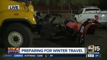 Preparing for winter in Arizona