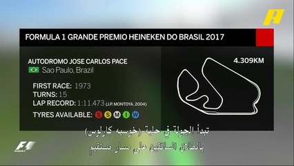 شاهد جولة تفصيلية لحلبة البرازيل المستضيفة لسباق فورمولا 1