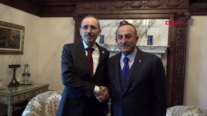 Çavuşoğlu, ürdün dışişleri bakanı ayman safadi ile görüştü