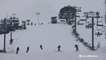 Snowboarders and skiers hit the slopes after some early winter weather