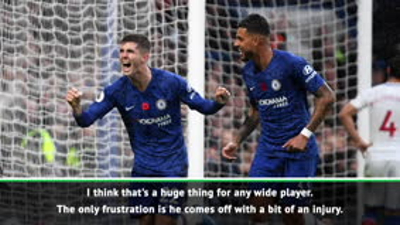 In-form Pulisic has a hip injury - Lampard