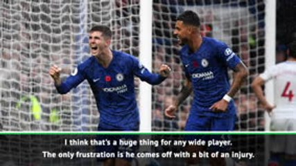 In-form Pulisic has a hip injury - Lampard