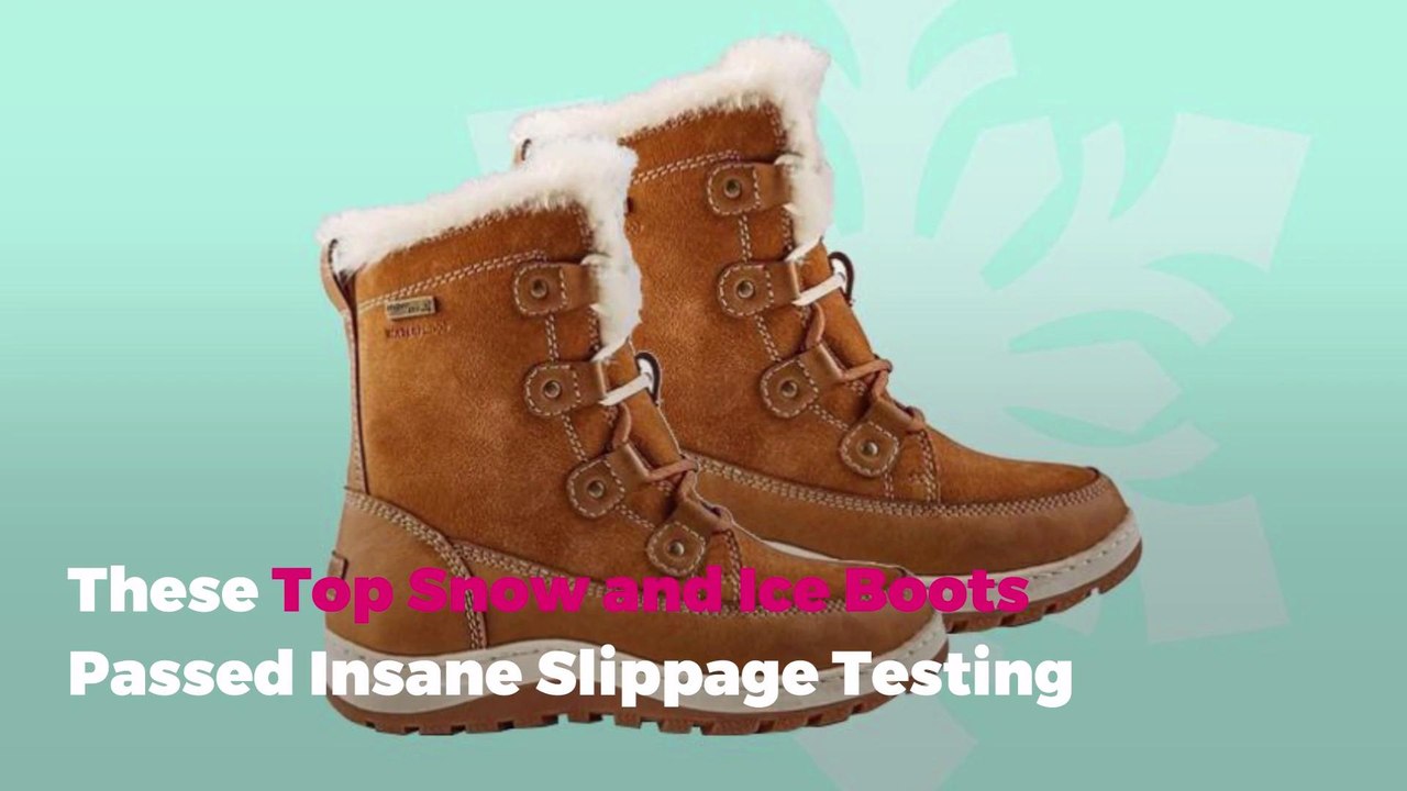 These Top Snow and Ice Boots Passed Insane Slippage Testing