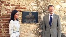 Felipe y Letizia visitan Santiago de Cuba