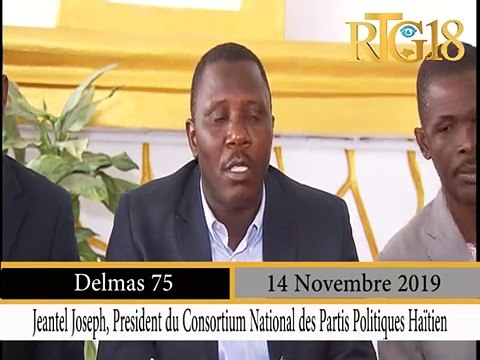 Jeantel Joseph prezidan konsòsyòm nasyonal pati politik ayisyen yo mande yon trèv