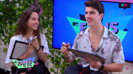 Evaluna y Riccardo en MTV Fans en Vivo