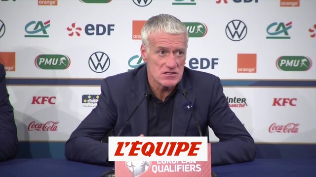 Deschamps «Une 1re mi-temps très compliquée» - Foot - Bleus