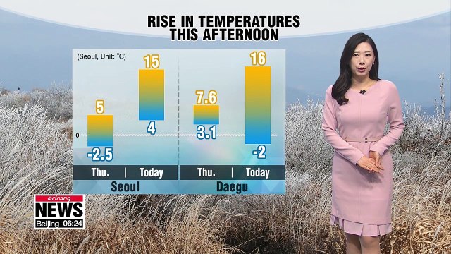 Seoul sees season's first snow, morning sleet in store