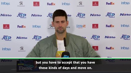 Djokovic evaluates mixed season after Tour Finals disappointment