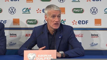 Bleus - Deschamps : "Giroud ? Ça fait un bon moment qu'il est bon"