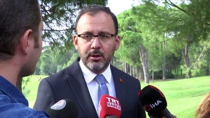 (TEKRAR) Bakan Kasapoğlu: 'Yarınki maçta inşallah EURO 2020'nin anahtarını alacağız' - ANTALYA