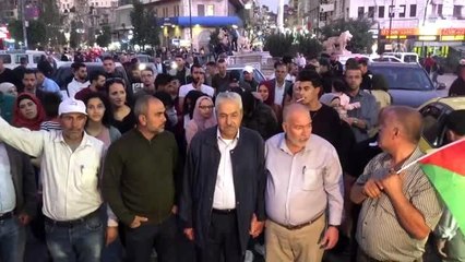 (TEKRAR) İsrail'in saldırılarını sürdürdüğü Gazze'ye Batı Şeria'dan destek