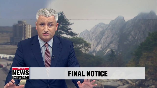 N. Korea says it will tear down S. Korean facilities at Mount Geumgang if Seoul doesn't
