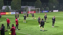 (TEKRAR) A Milli Futbol Takımı, İzlanda maçı hazırlıklarını tamamladı - İSTANBUL