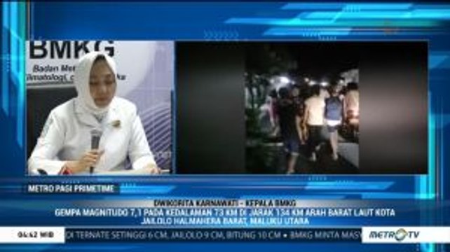 BMKG Resmi Cabut Peringatan Dini Tsunami Gempa Malut dan Sulut