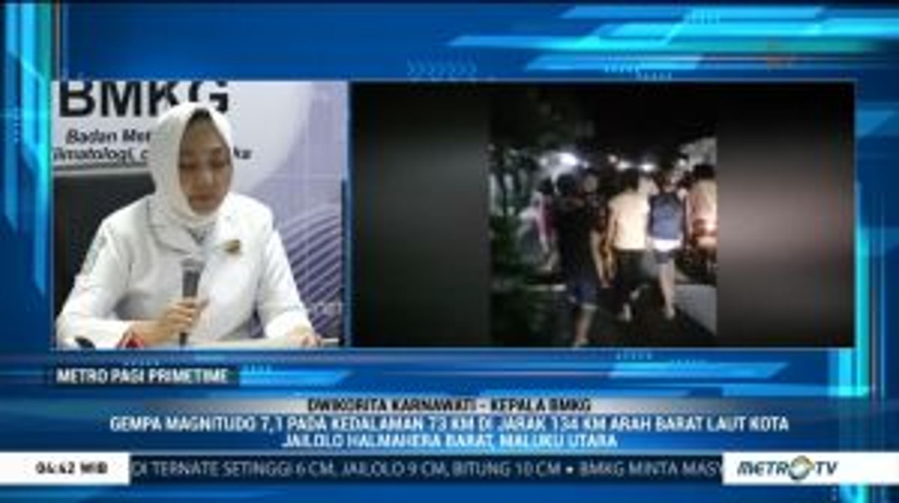 BMKG Resmi Cabut Peringatan Dini Tsunami Gempa Malut dan Sulut