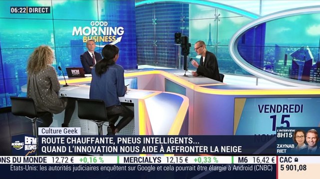 Route chauffante, pneus intelligents... Quand l'innovation nous aide à affronter la neige - Culture Geek, par Anthony Morel - 15/11