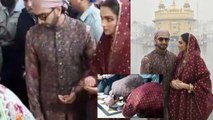 Deepika Padukone & Ranveer Singh seek blessings from Golden Temple on first anniversary | FilmiBeat