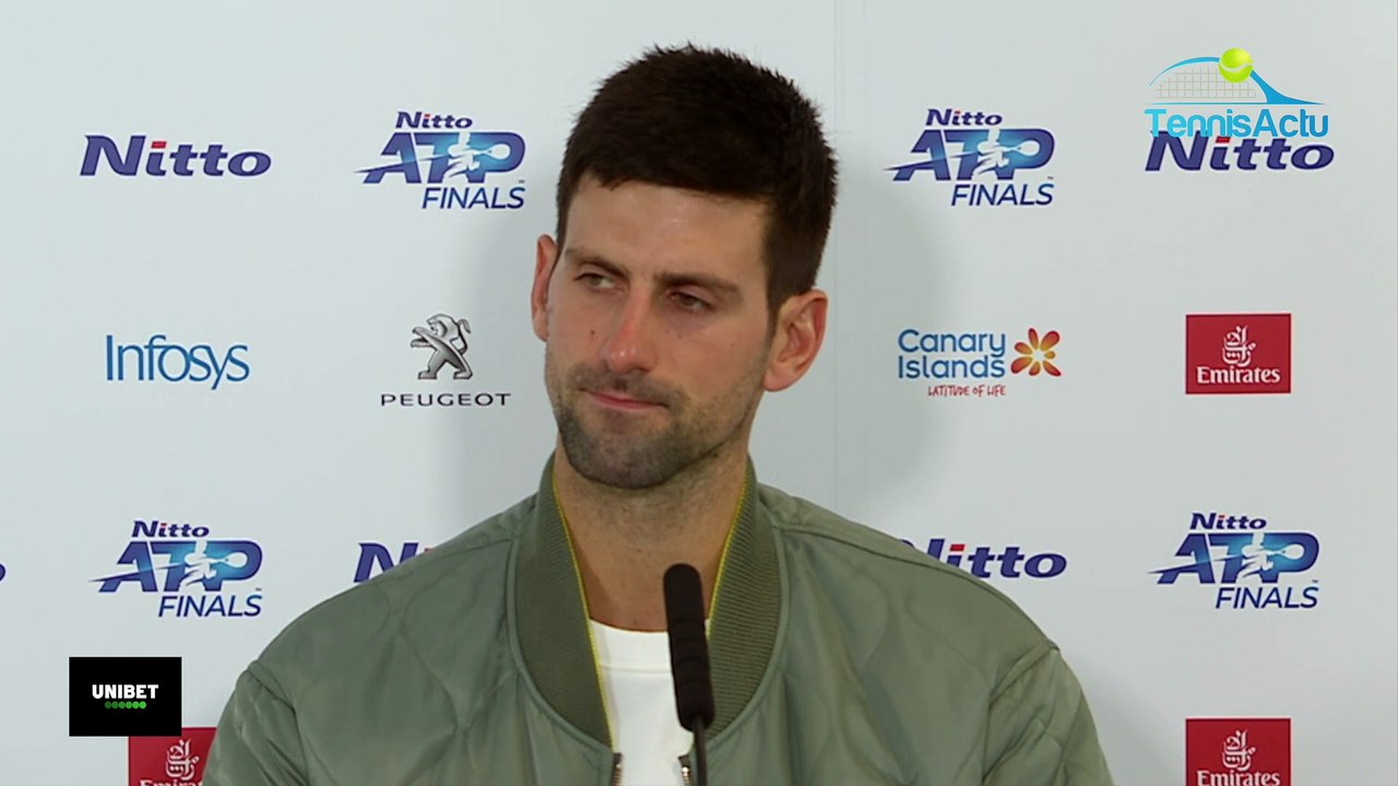 Masters de Londres 2019 - Novak Djokovic beaten by Roger Federer who is 6 years older than him : "It shows me that it is possible"