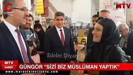 AKP'li başkan: Sizi biz müslüman yaptık