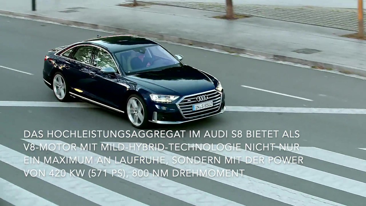 Der neue Audi S8 - der Antrieb - Beeindruckende Leistung